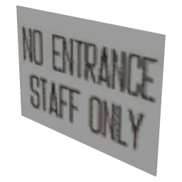 StaffOnlySign1