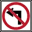 arrownorightsign