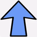 arrow-blue-outline-up